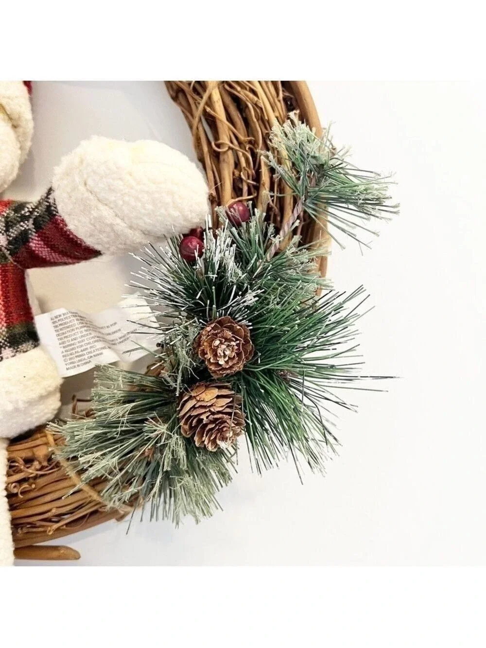 Christmas Wreath Snowman “We Love Snow”